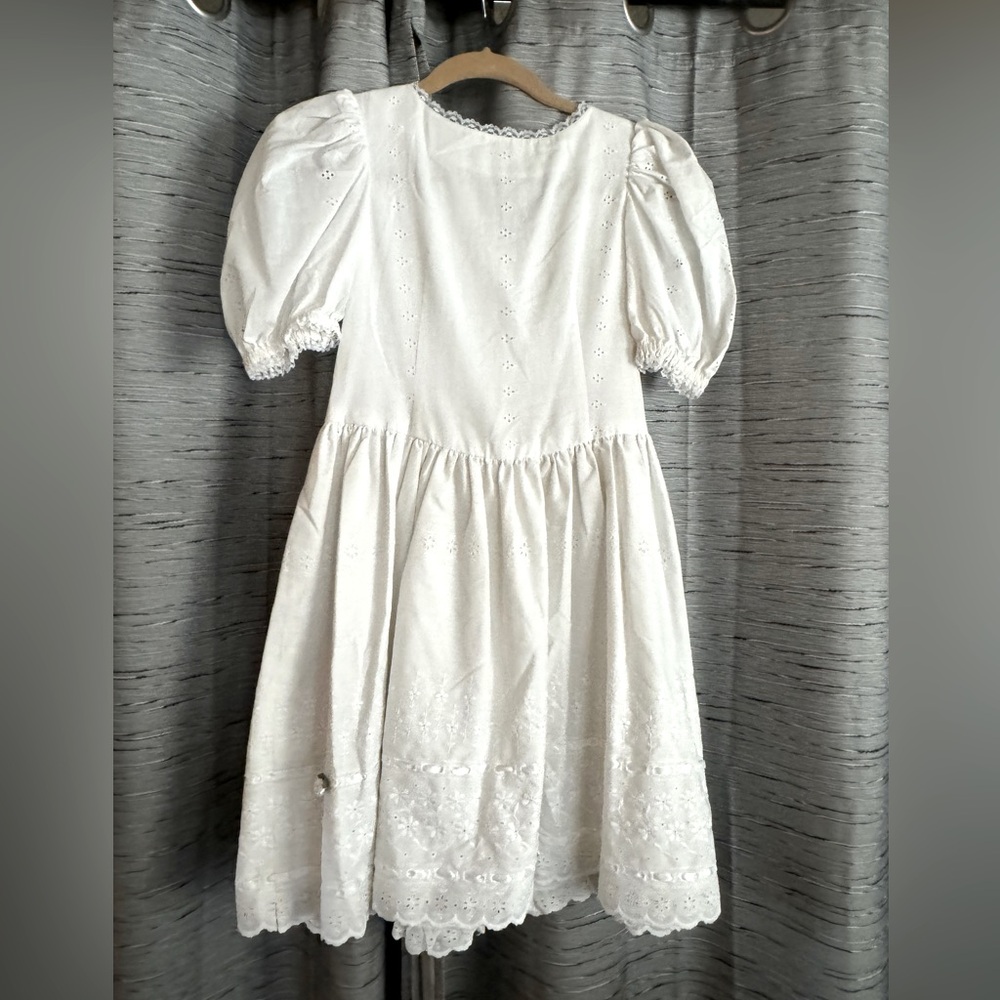 Girls communion dress- handmade